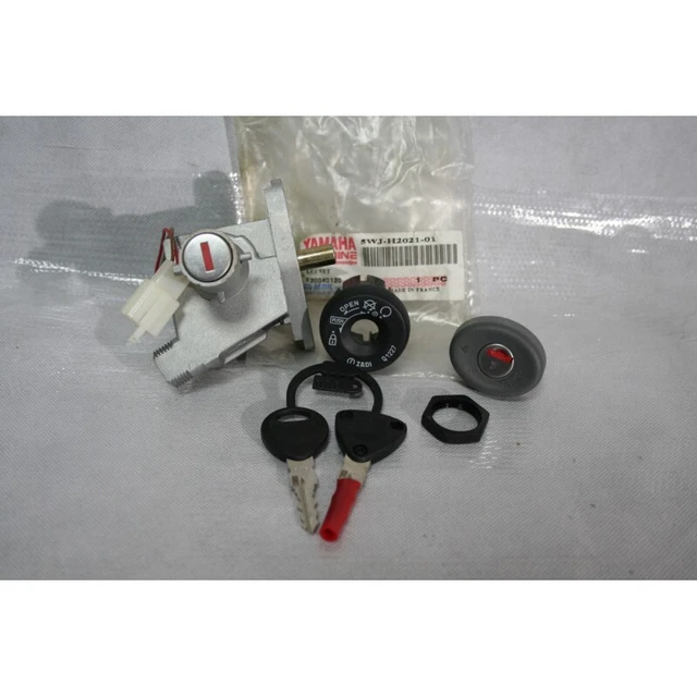 Jeu De Serrures Compatible Yamaha Majesty & MBK Skyliner (2001+) - Marque Vicma - Kit De Remplacement