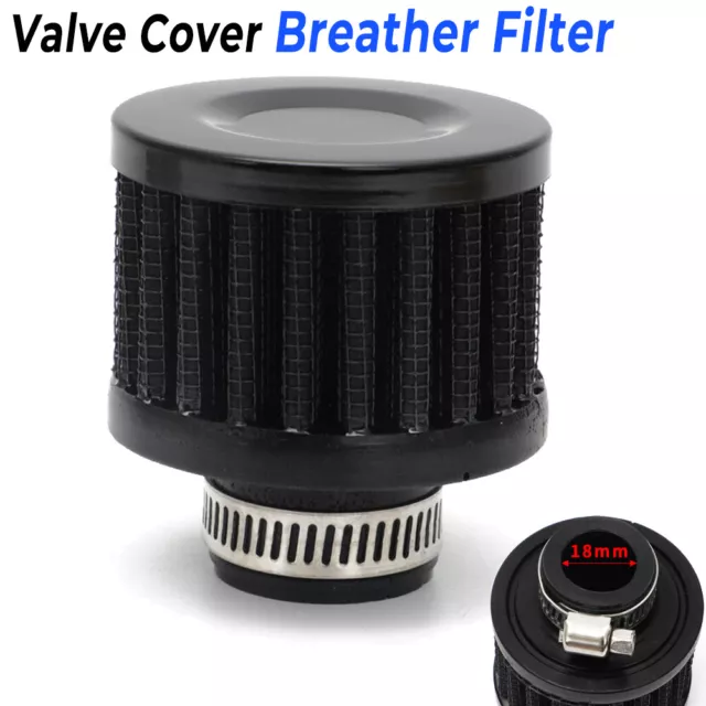 For Honda EG EK DC2 RSX K-Swap K20 K20A K24 Valve Cover Breather Filter Black