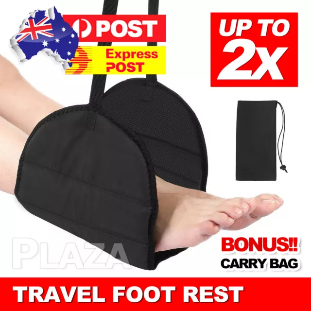 Travel Foot Rest Footrest Leg Pillow Flight Memory Foam Cushion Hammock