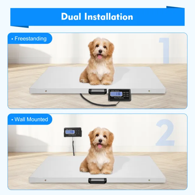 Digital 103*53cm 300KG Industrial Platform Postal Parcel Weighing Large Scale UK