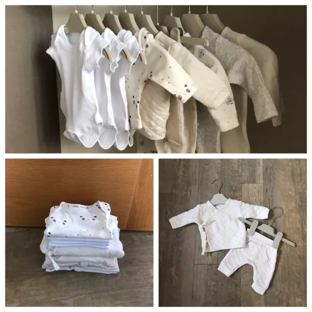 Tiny/Early/ Premature Gender Neutral / Unisex Boy / Girl Baby Clothes Bundle.