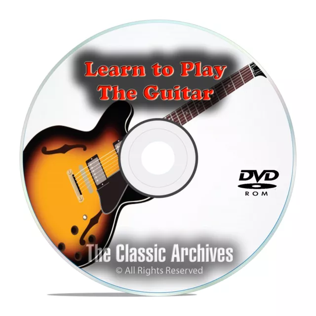 Learn How To Play the Guitar, Electric or Acoustic, Tutorial Lessons DVD E94