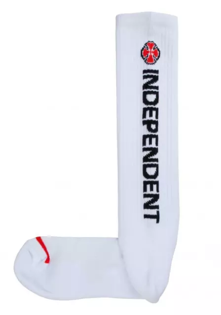 INDEPENDENT TRUCK CO' - Directional Sock -  Skateboard Socks - White
