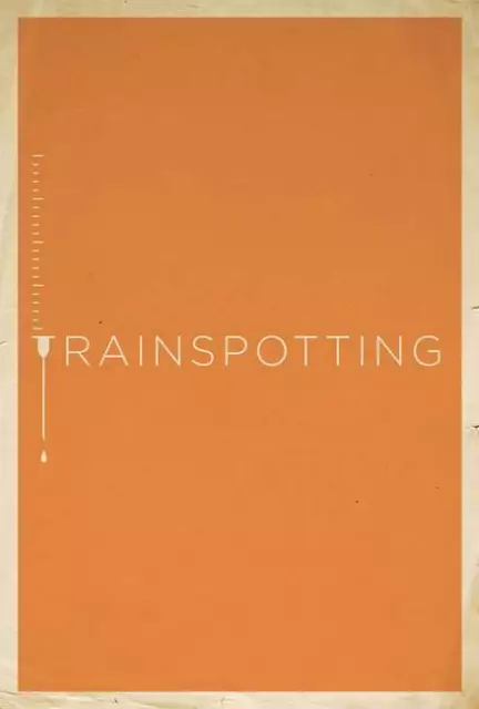 Póster de película - Trainspotting, arte antiguo moderno mínimo retro, 3 tamaños