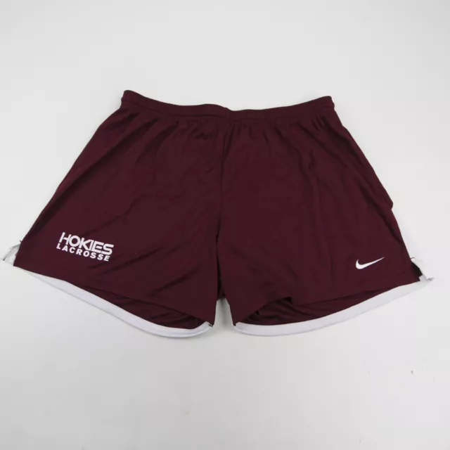 Virginia Tech Hokies Nike Dri-Fit Athletic Shorts Women's Maroon New