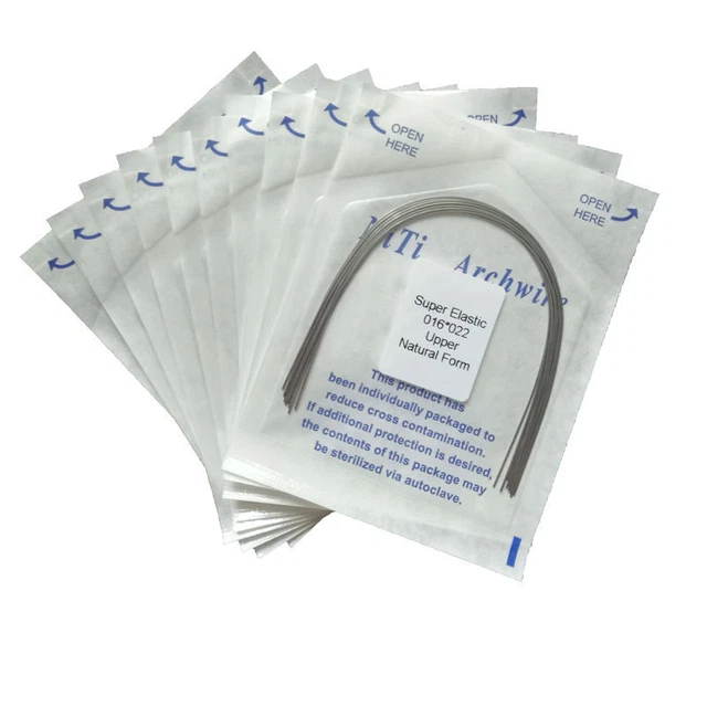 20X Dental Super Elastic Niti Arch Wires Natural Form - Foto 6