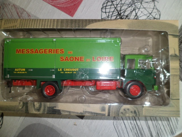 Camion De Pompiers ALERTE 1/43 – SAVIEM SM7 SIDES FPT, édition Limitée à 300 Pièces NEUF