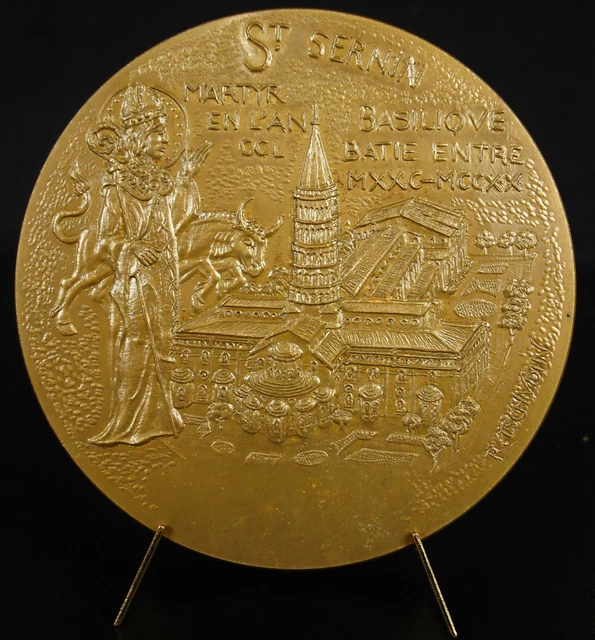 Médaille Monnaie De Paris – Église Saint-Séverin – Bronze – 68mm – XXe