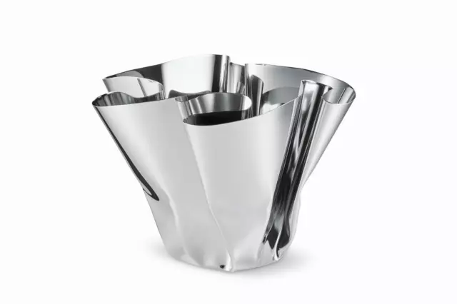 Philippi Design Vase "Margeaux" Edelstahl  Modern Edel 105006 TOP Rarität