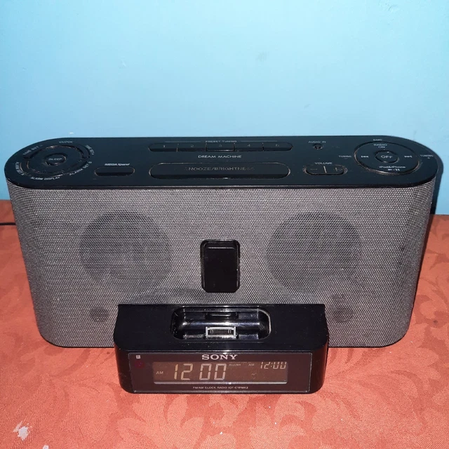 SONY ICFC1IPMK2 DREAM MACHINE FM/AM RADIO ALARM CLOCK IPOD /IPHONE