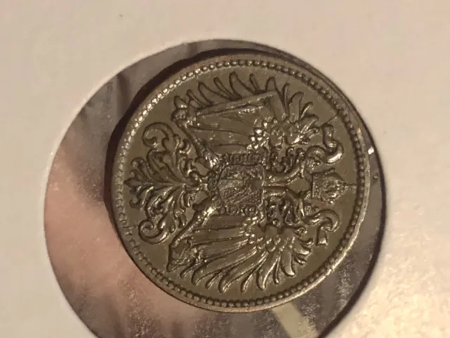 1903 AUSTRIA 2 HELLER - Excellent Imperial  Coin - High Grade Austria-Hungary A