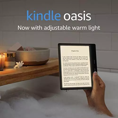 Kindle Oasis | Now with adjustable warm light | Waterproof, 8 GB, Wi-Fi | Graphi