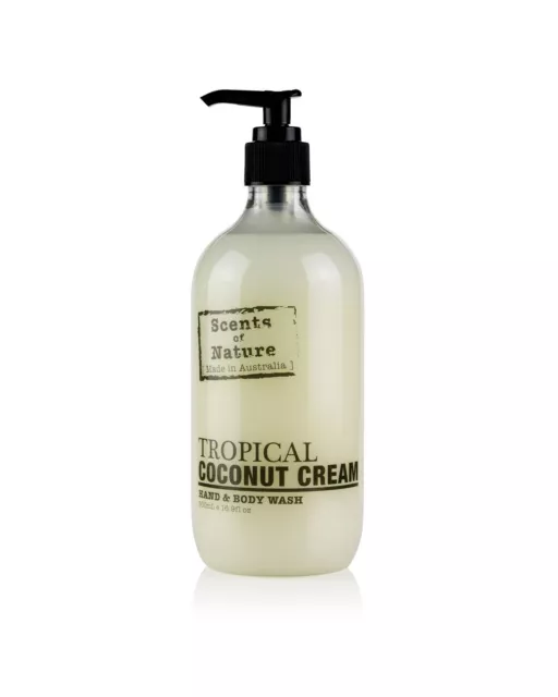 Scents of Nature by Tilley Hand & Body Wash - Tropical Coconut Cream - Australia