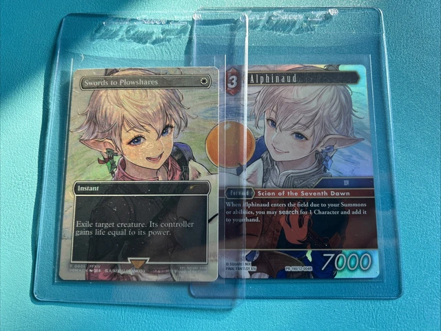 MTG FOIL SWORDS to Plowshares & Alphinaud Magic Spotlight Final Fantasy  Promo JP $280.00 - PicClick