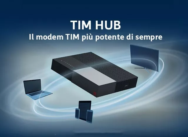 TIM HUB Router WiFi Wireless Access Point Dual Band ADSL FIBRA 1Gbps