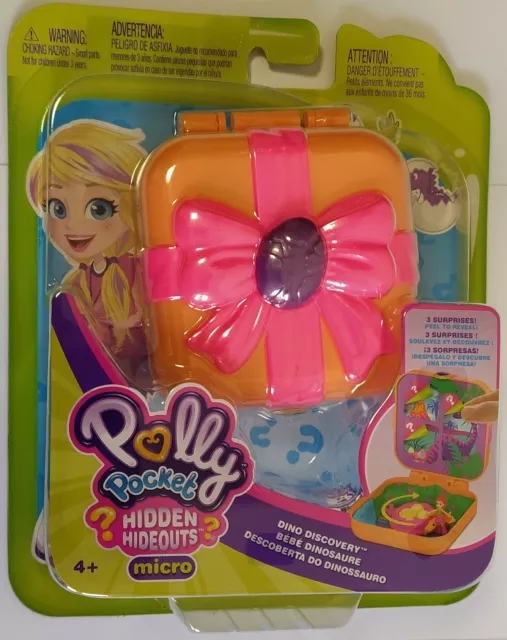 Polly Pocket Hidden Hideouts Polly Candy Adventure Compact, Micro Doll and  Accessories, Multi