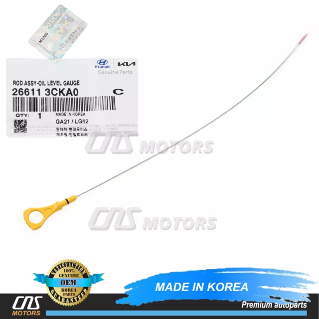 GENUINE⭐ ENGINE OIL Level Dipstick For 12-21 Hyundai Kia 3.3L 3.8L 266113C101 $33.09