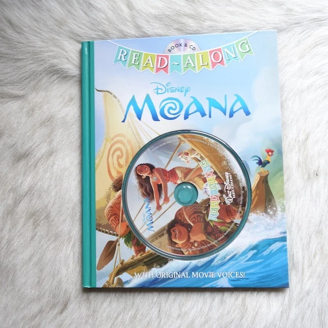 MOANA MOVIE BOOK MOANA Cd Book MOANA Book DISNEY PRINCESS CD Read Along ...