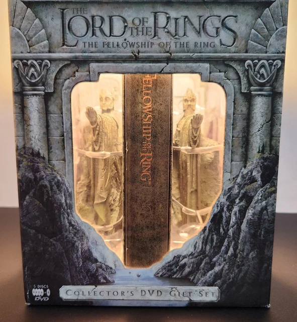 DVD LORD OF the rings fellowship of the ring Gift Set. Collection Set