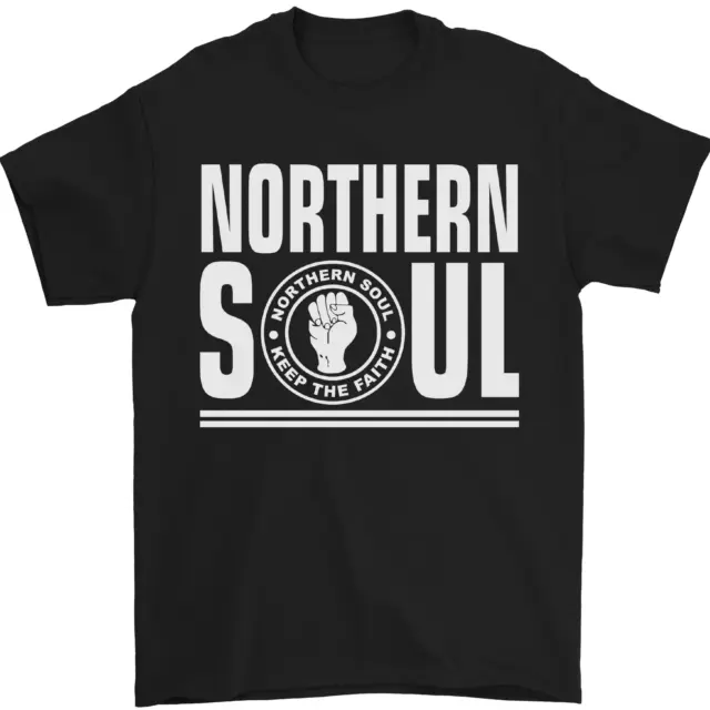 Northern Soul Keep the Faith Mens T-Shirt 100% Cotton