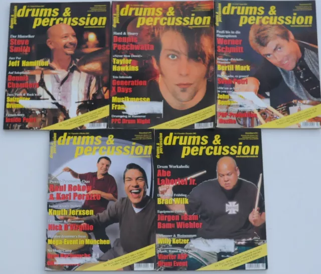 Drums & Percussion Schlagzeuger Magazin 2003 Nr. 1 3 4 5 6 Trommler Zeitschrift