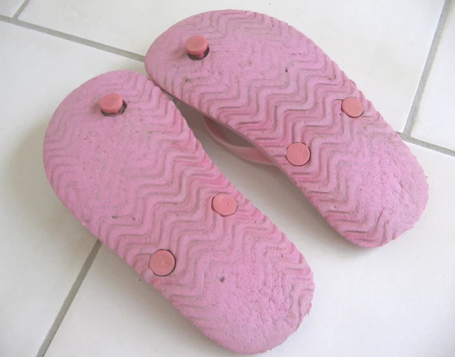 Tongs O'Neill Ditsy Rose – Fille – Rose/Marron – Semelle Caoutchouc Confortable – Style Estival Tressé
