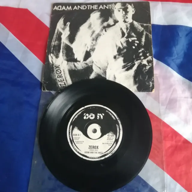 Adam And The Ants - Zerox - 7" Single