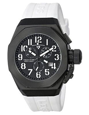 Swiss Legend 10542-BB-01-WA Mens Trimix Diver Chronograph Watch Black New in Box