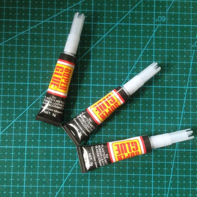 12 Super Glue Crazy Cyanoacrylate Adhesive All purpose Precision tip Tubes 3