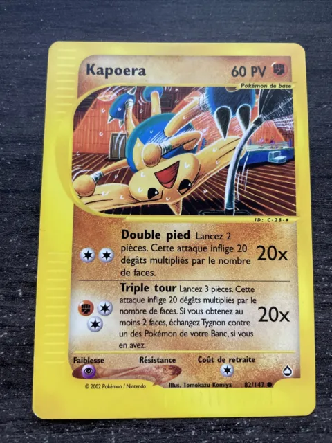 Kapoera Commune - Pokemon 82/147 Aquapolis Proche Du Neuf Fr