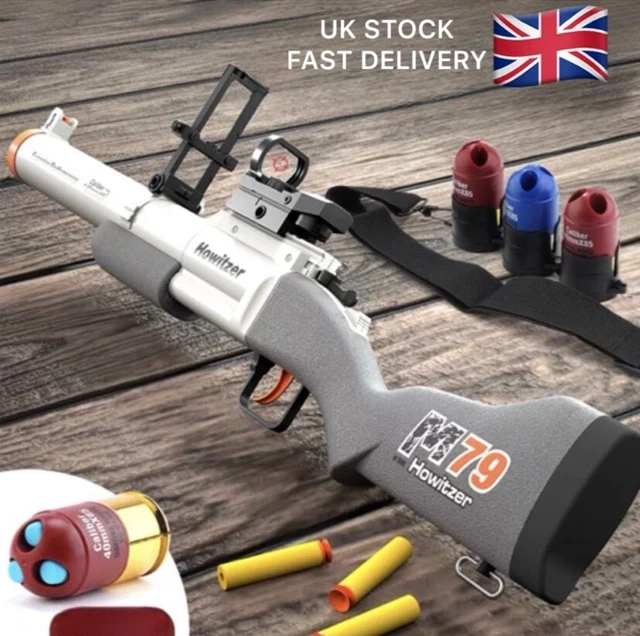 M79 GRENADE LAUNCHER Dart Blaster Foam Dart Toy Gun Shotgun Shell Ejecting £44.99 PicClick UK