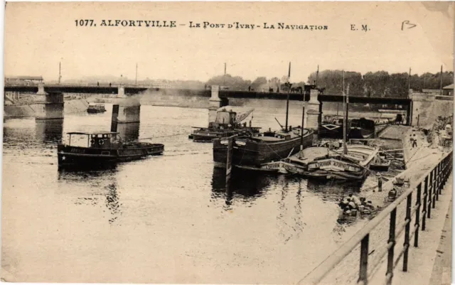CPA ALFORTVILLE - Le Port d'Ivry - La Navigation (659699)