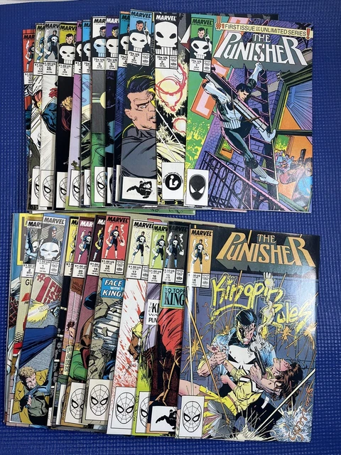 The Punisher 1-21, annual 1  1987 Unlimited Series & War Journal 1-2 - Lot of 24