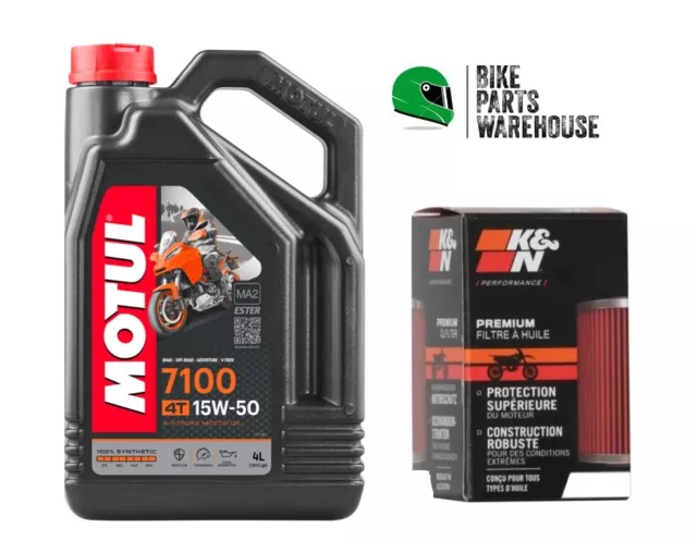 Oil & Filter Kit K&N For Ducati PANIGALE 1100 V4 S CORSE 19-21 Motul 7100