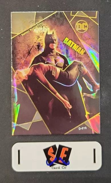 2022 DCEU Series 2 - Batman Holofoil SP Card D-016 Batman Begins (Film) SP