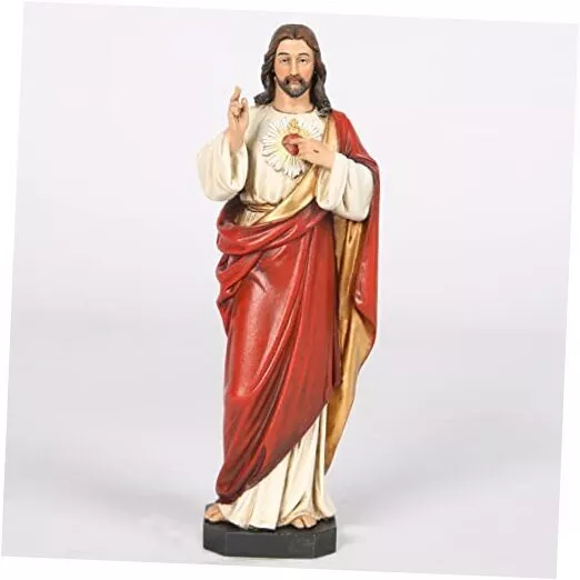 BC Catholic Sacred Heart of Jesus Statue, Catholic 6 inches H Full Color