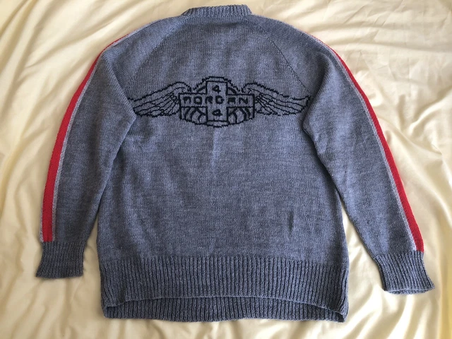 Morgan 4/4 Pullover/Pullover einzigartig Vintage 1980er Jahre