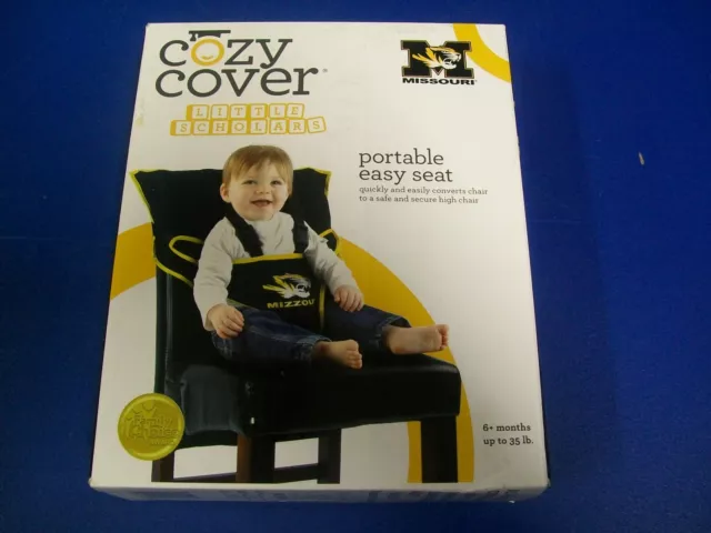 University of Missouri Cozy Cover Portable Easy Seat, 6mos, 35lbs