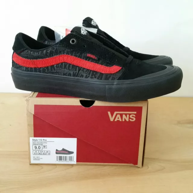 Vans style 112 pro red hotsell