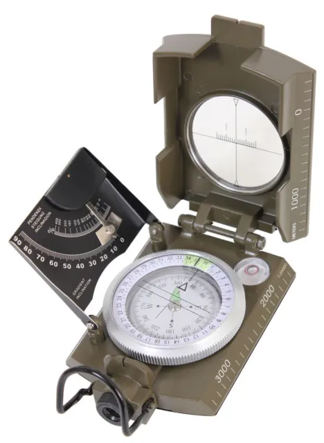 olive drab marching compass military deluxe version rothco 14060