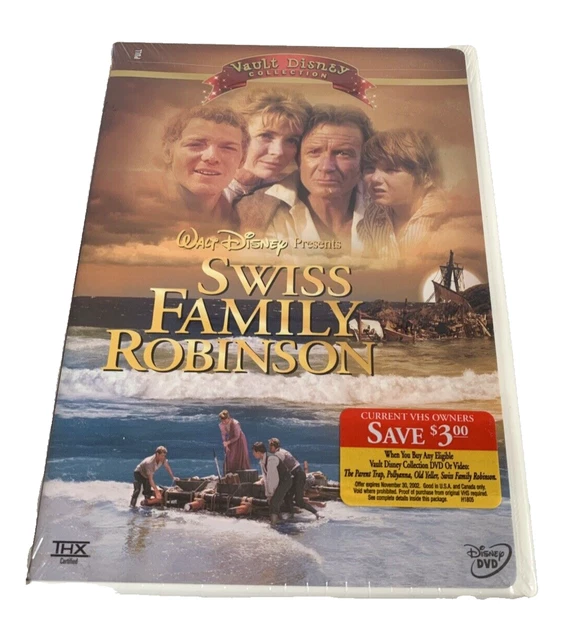 SWISS FAMILY ROBINSON DVD Vault Disney Collection 2 Disc Set R1 New ...