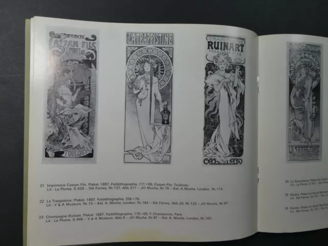 Alphons Mucha (1860 -1939). Plakate und Druckgraphik. Katalog , Zürich 1968 2