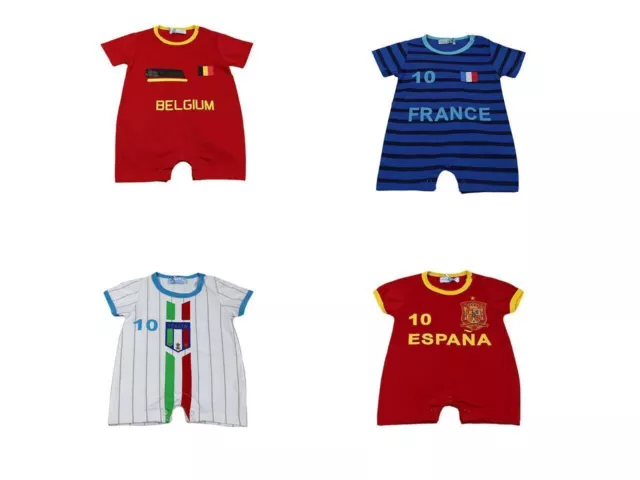Neugeborenes Säugling Kinder Fußballset Baby Jungen Mädchen Strampler Body Kleidung Outfit