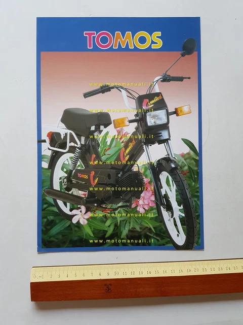 Tomos 50 A 35 BS- A 35 ALK-AL -Colibrì 50 1989 depliant italiano originale