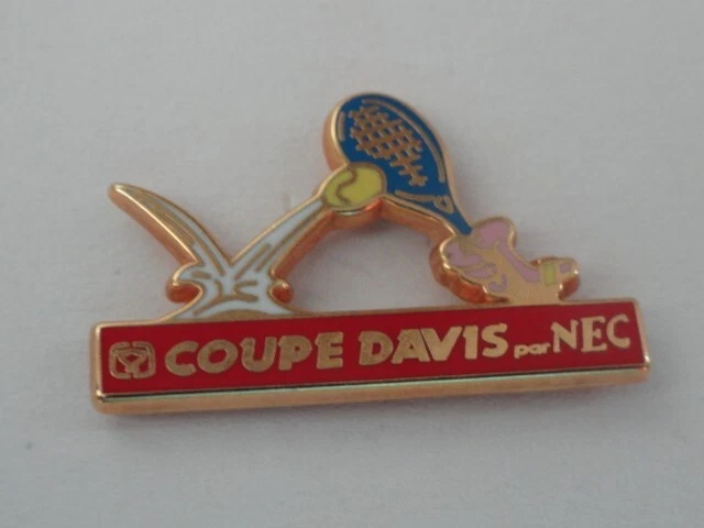Pin'S Arthus Bertrand Federation Francaise De Tennis Coupe Davis 1991