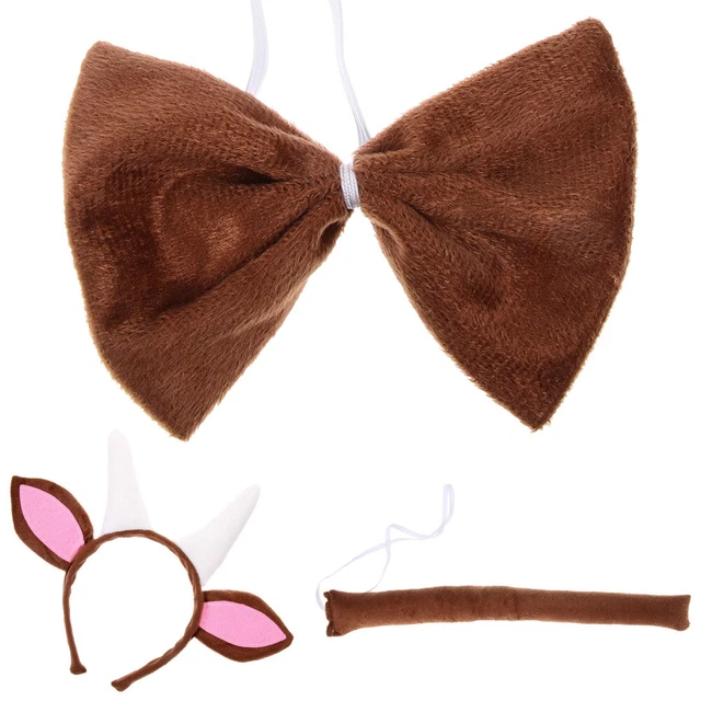 GOAT HORN HEADBAND Halloween Fake Tail Costume Accessories Ears £7.99