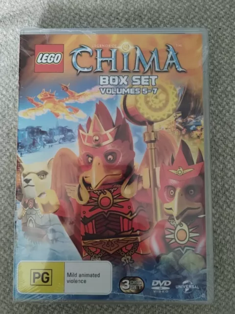 Sealed LEGO - Legends Of Chima : Season 2 : Vol 5-7 (Box Set, DVD, 2013)