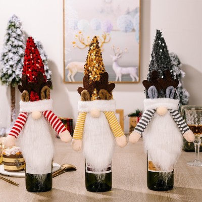 coltelli Forks Bag Decorazioni per la tavola di Natale Decorazioni di Natale Albero di Capodanno 6PCS Natale Tableware Holder Pocket Dinner Posate Borsa Santa Clothes And Pants 