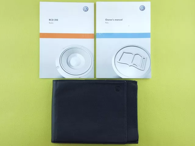 VW POLO (2009 - 2014) Owners Manual / Handbook + Audio Guide + Wallet