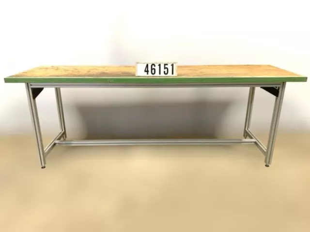 Alu Nutprofil Tisch Werktisch Werkbank Packtisch Montagetisch Arbeitstisch 46151